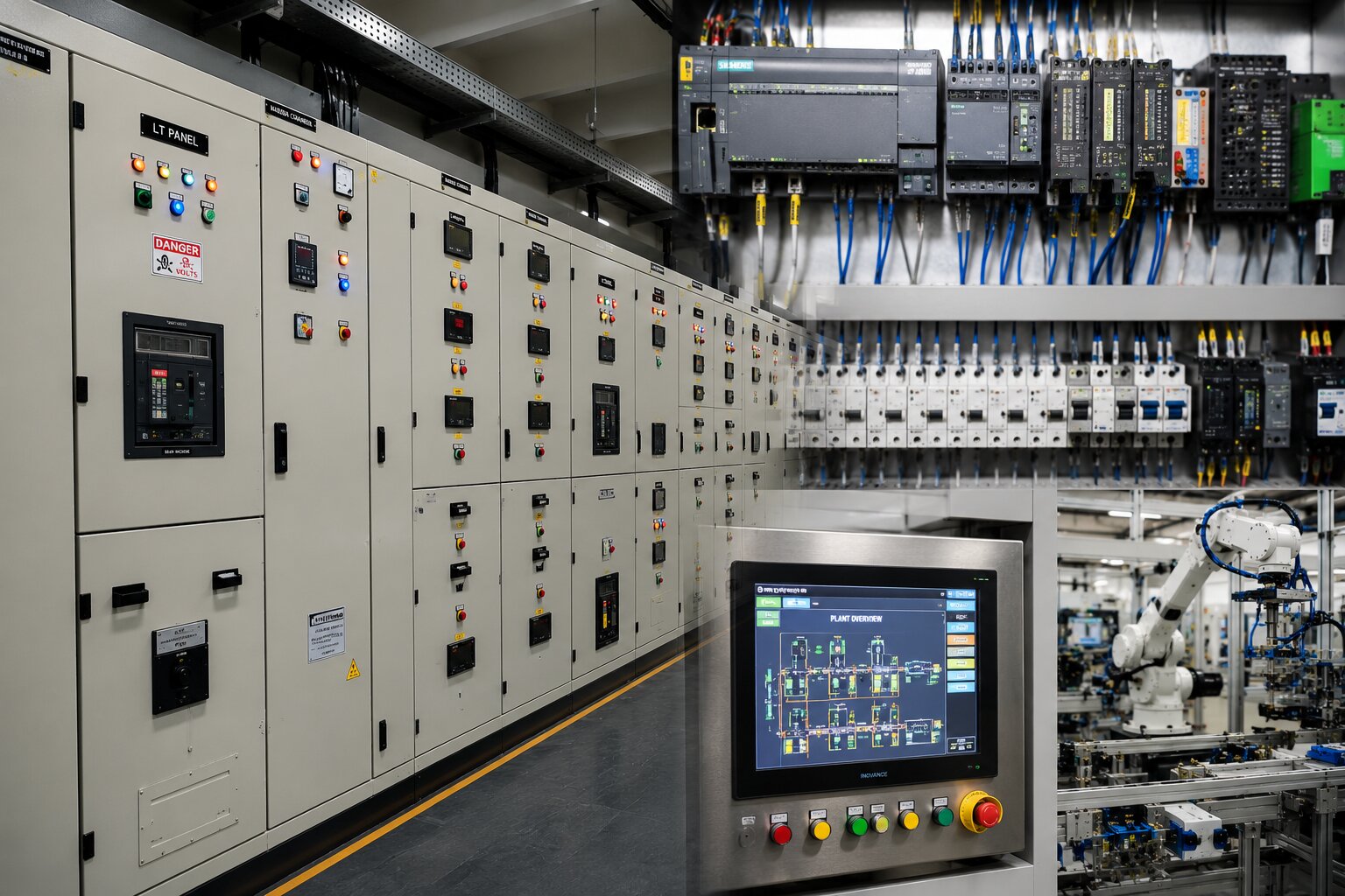 Automation product range — Weintek HMI, Delta PLC, servo drives, VFDs and motors